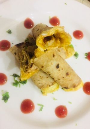 A picture of Veggie egg roll.
