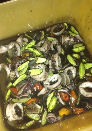 Foto resep Oseng cumi pete