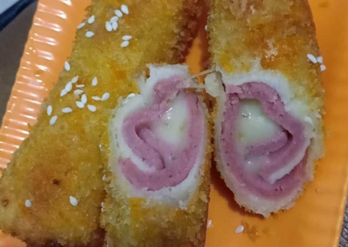 Roti goreng mozarella