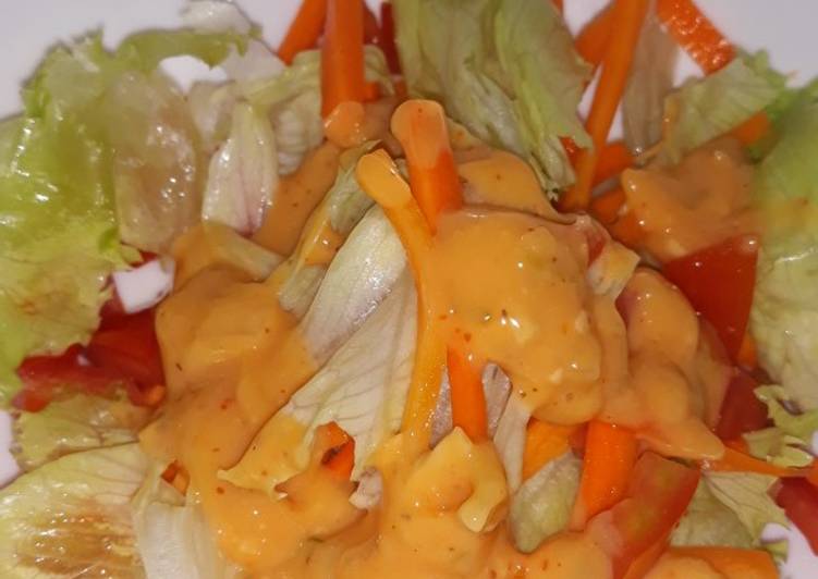 Cara Termudah Menyiapkan Salad sayur Lezat