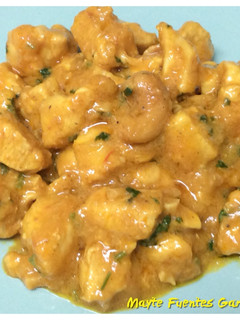 A picture of Curry Chicken with Coconut Milk and Cashews.