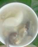 Bánh trôi nước nhân thịt gà nấm và đậu xanh