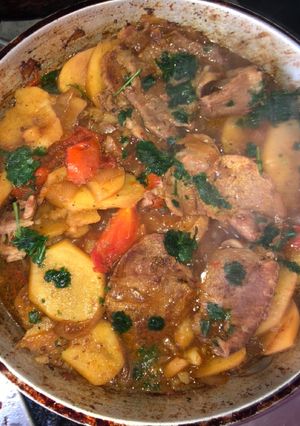 Una foto de Bifes a la criolla