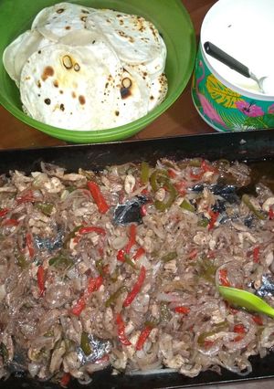 Una foto de Fajitas 😊😋