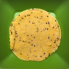 A picture of Cornmeal pancakes 🥞.