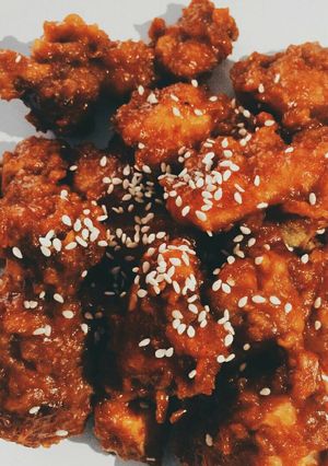 Foto resep Yangyeom Ttongdak / Ayam Goreng ala Korea / Korean Fried Chicken