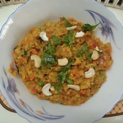 A picture of Masala oats.