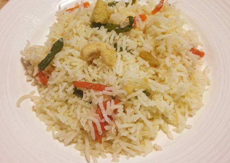 Recipe of Super Quick Homemade Vegetable fried rice