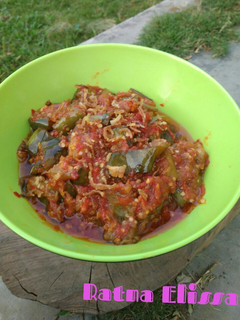 Foto resep Sambal terong ijo