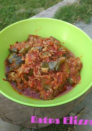 Foto resep Sambal terong ijo