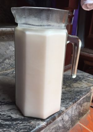 Hình của món Sữa gạo rang.
