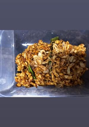 Foto resep Tempe orek kering asam manis endul