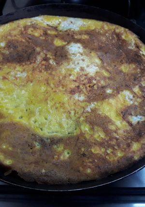 Una foto de Omelette con zanahoria