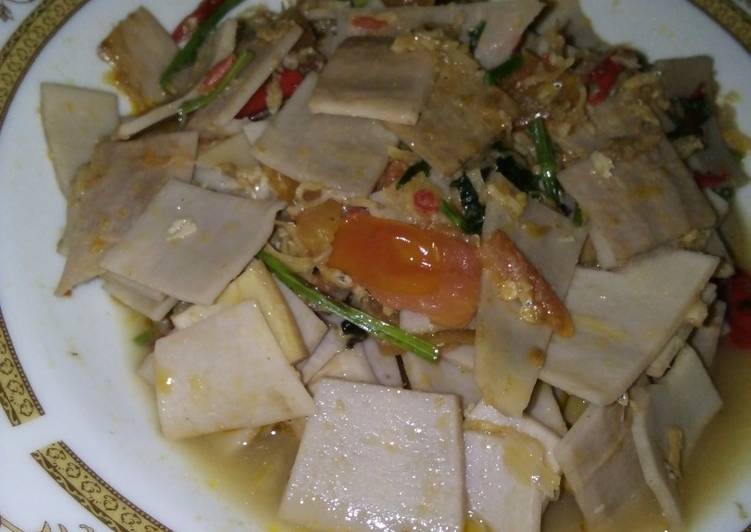 Cara mudah Menyiapkan Kededemes kuliy singkong Anti Gagal