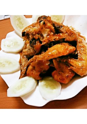 Hình của món Cánh gà chiên nước mắm.
