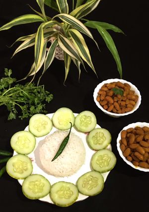 A picture of Rajma Chawal.