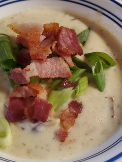 A picture of Lauren's Potato Soup.