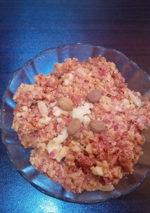 A picture of Gajar Ka Halwa (Carrot Halwa).