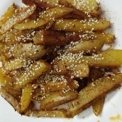 A picture of Roasted potatoes.