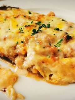 Una foto de Berenjenas rellenas con bechamel