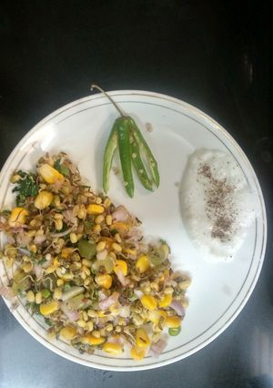 A picture of Protein paked salad.