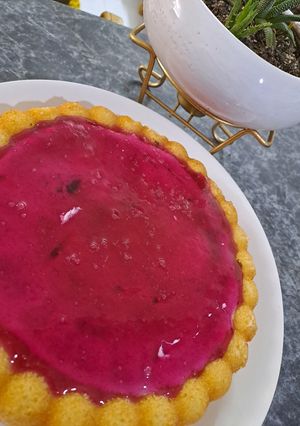 عکسی از دستور کیک با روکش ژله با سولاردم