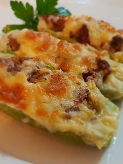 صورة لوصفة قوارب الكوسا للبشاميل