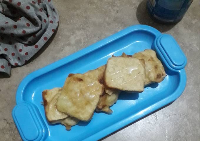 Resep: Roti goreng keju Enak