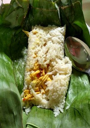 Foto resep Nasi Bakar Ayam Suwir