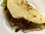 Chilis bab gluténmentes tortillával