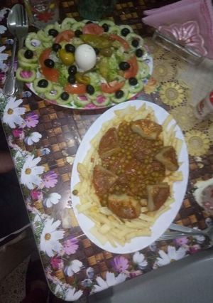 صورة لوصفة عشائي الخفيف جلبان بالقرنون