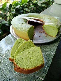 Foto resep Cake Pandan Santan