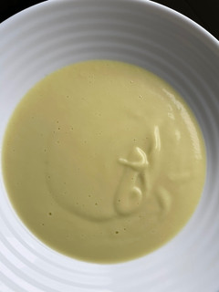 Una foto de Crema de calabacín con Mambo