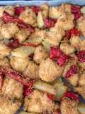 Pollo sabbioso con peperoni e patate - senza glutine