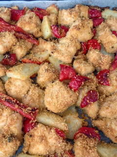 Foto di Pollo sabbioso con peperoni e patate - senza glutine