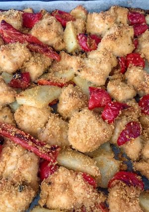 Foto di Pollo sabbioso con peperoni e patate - senza glutine