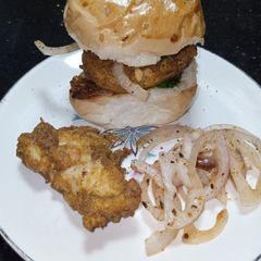 Chicken Koliwara Sliders A picture of Chicken Koliwara Sliders.