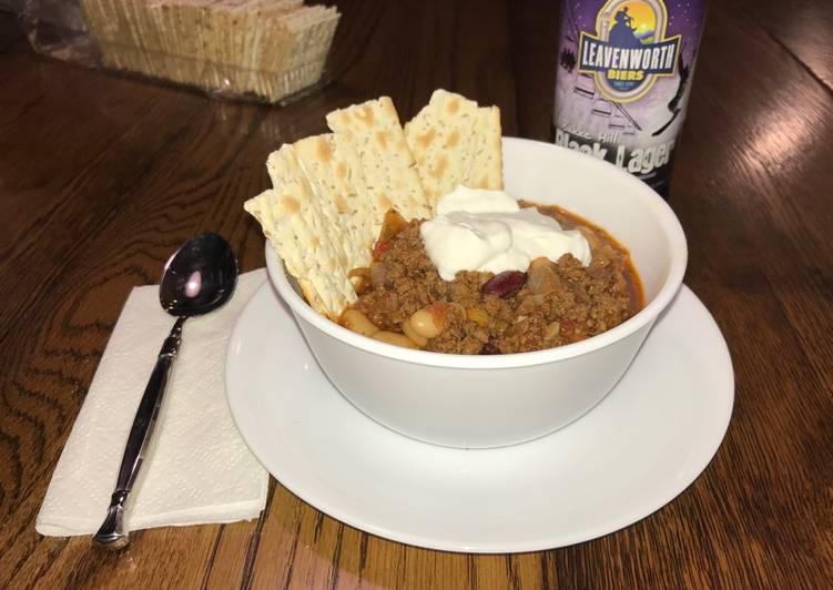 Easiest Way to Make Speedy Beef &amp; Beer Chili