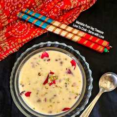 Sabudana Shahi Kheer - Tapioca Pearls Kheer (Sweet Kanji) - Fasting Dessert-レシピのメイン写真