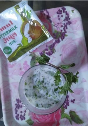 A picture of Boondi raita.
