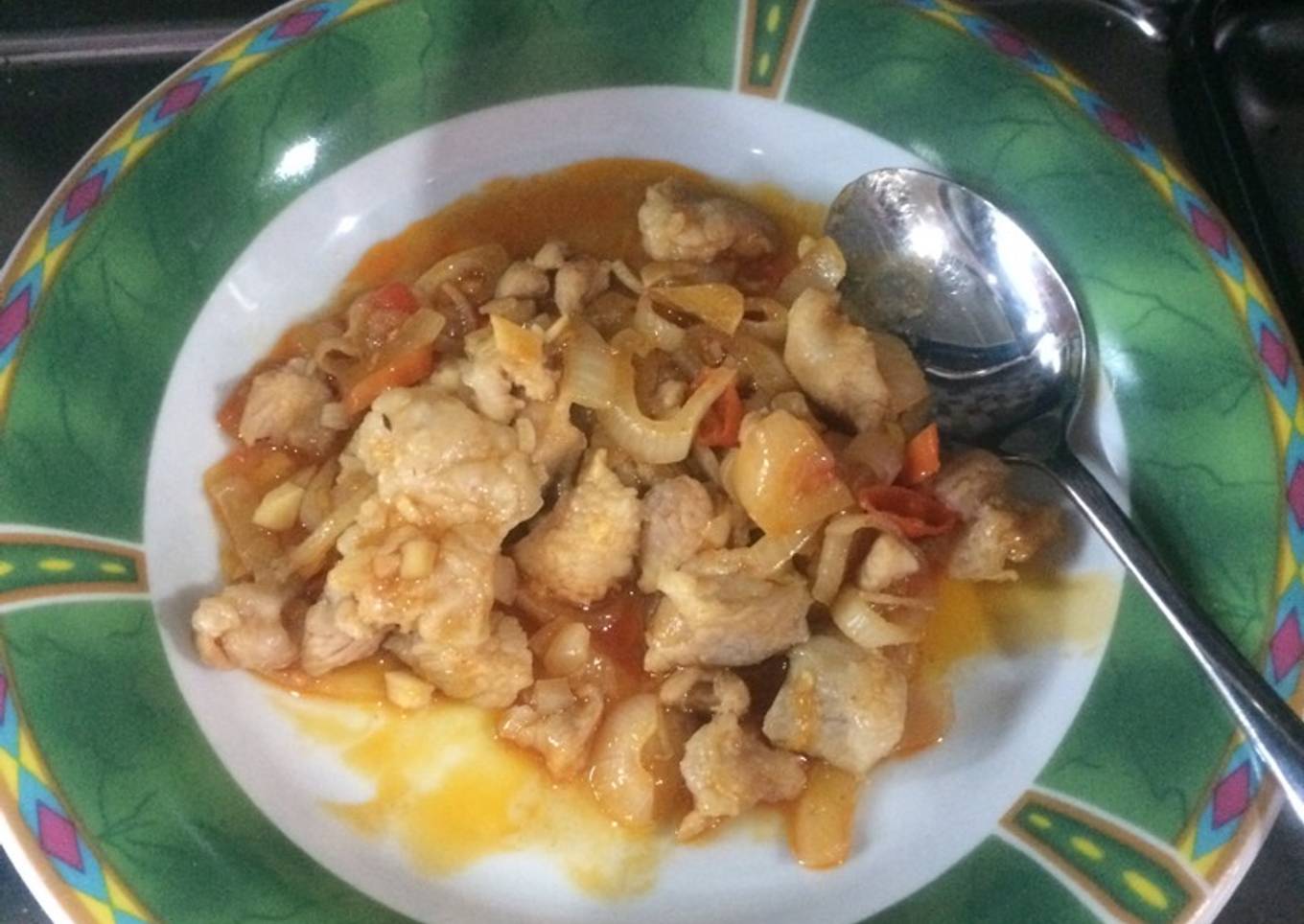 Ayam Asam Manis Pedas Cepat