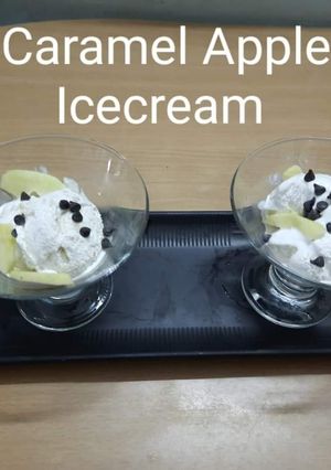 A picture of Caramel Apple Ice cream.