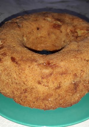 Una foto de Budín de manzana