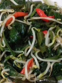 Foto resep Tumis kangkung dan tauge