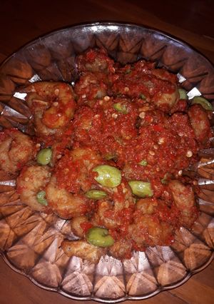 Foto resep Udang krispy Sambal Petai