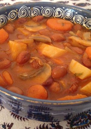 عکسی از دستور خوراک لوبیا چیتی
