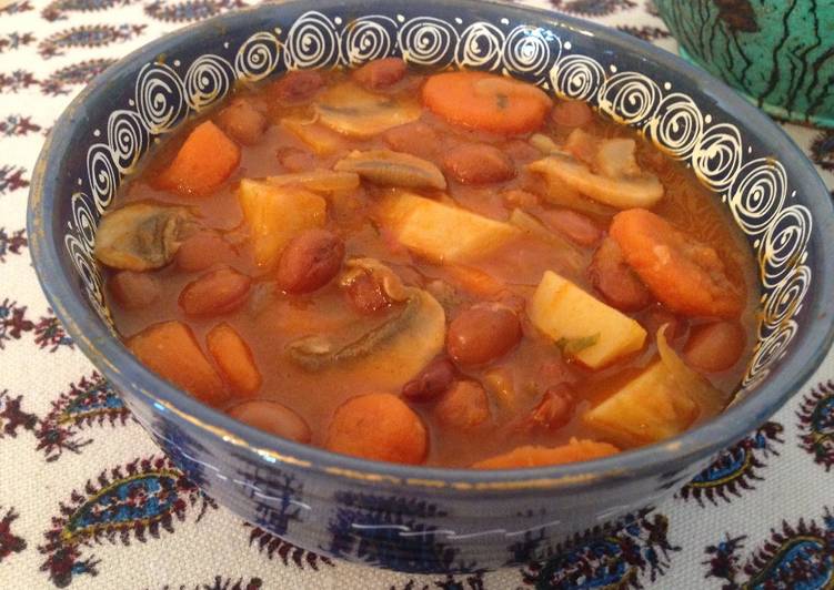 خوراک لوبیا چیتی دستورپخت توسط مریم خلیقی کوکپد