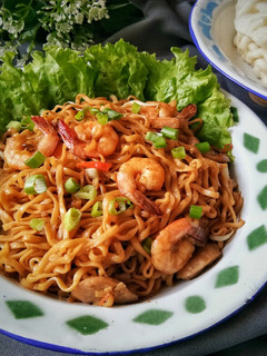 Foto resep Mie Goreng Udang Pedas