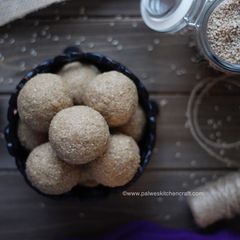 Sesame Jaggery laddu A picture of Sesame Jaggery laddu.