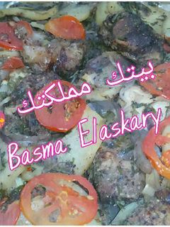 صورة لوصفة ورقة لحمة مشوية
